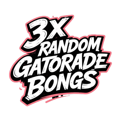 3 x Random Gatorade Bongs BillyMart