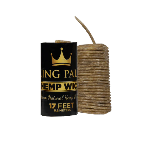 Hemp Wick with King Palm branding on a white background