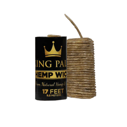 Hemp Wick with King Palm branding on a white background