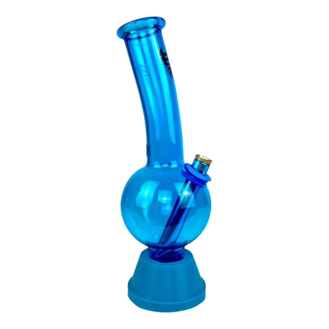 TORNADO Bubble Bong Blue 25cm with silicone base