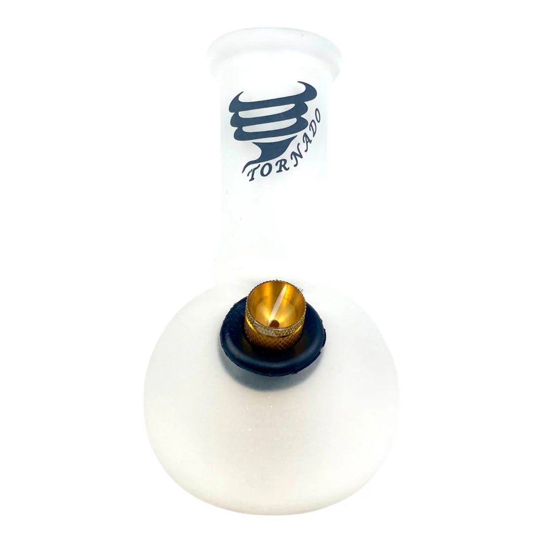 White and gold object with 'Tornado' branding on a white background