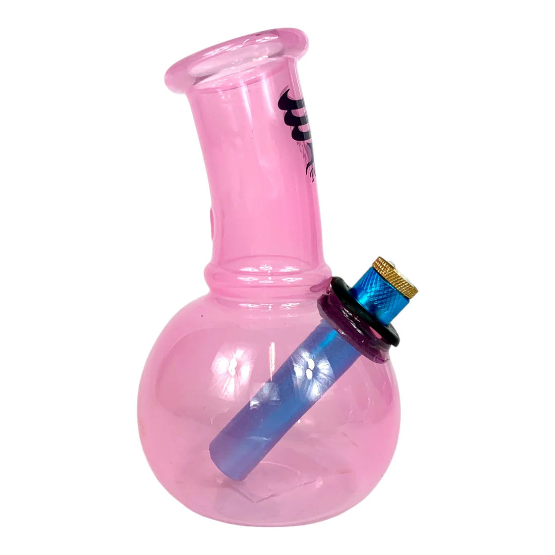 TORNADO Mini Bubble Pink Bong - 14cm BillyMart