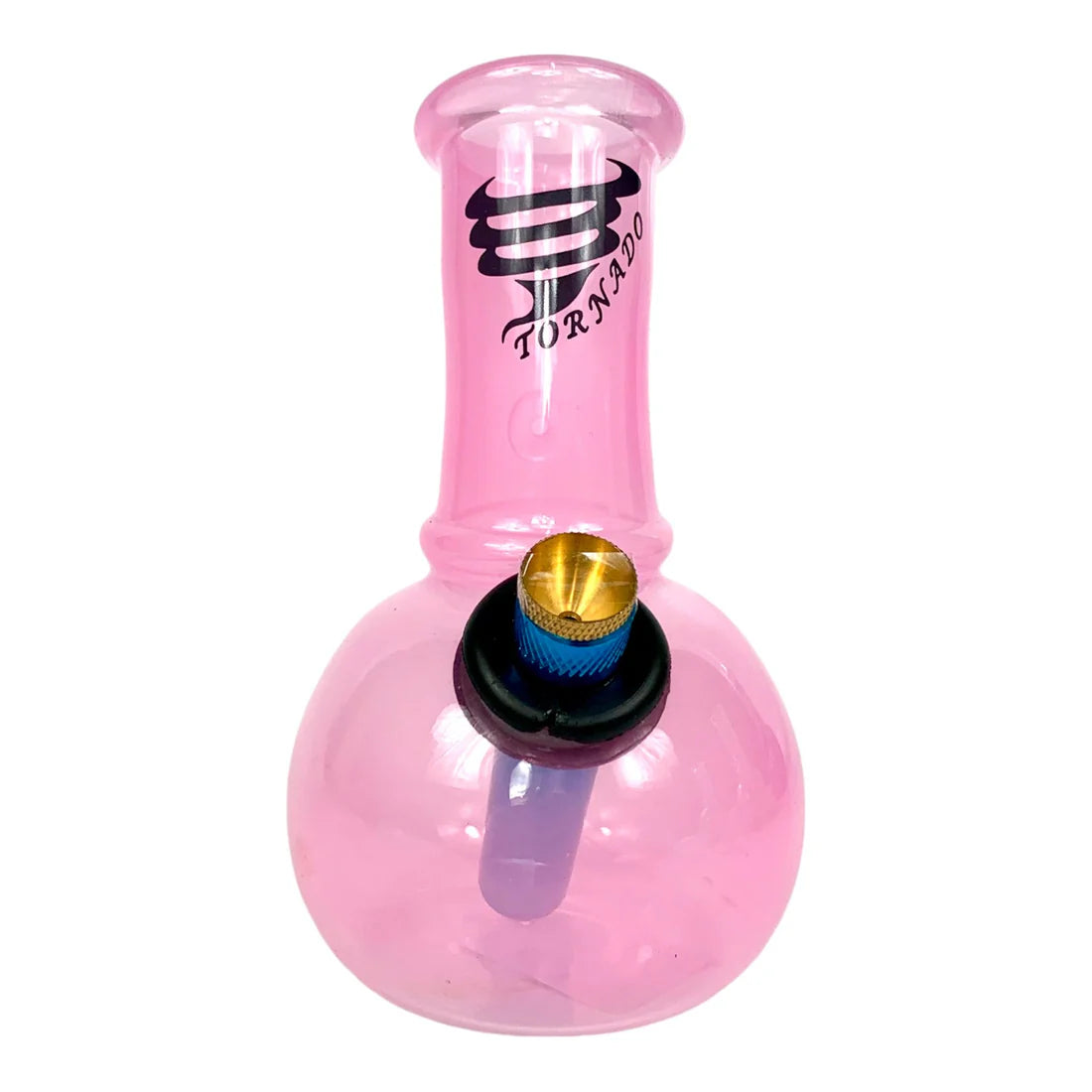 TORNADO Mini Bubble Pink Bong - 14cm BillyMart