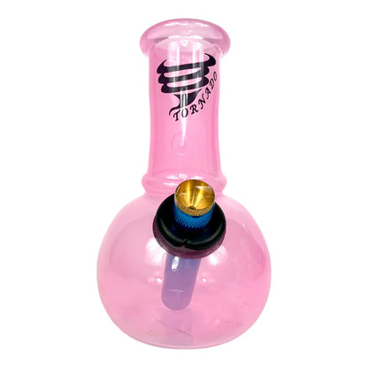 TORNADO Mini Bubble Pink Bong - 14cm BillyMart